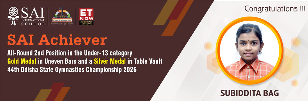 SAIoneer Subidita Bag Secures State Honour and National Selection in Gymnastics