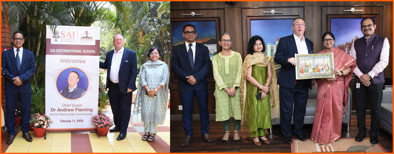 British Deputy High Commissioner Dr Andrew Fleming Engaged Young Minds at SAI International School