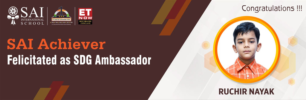 SAIoneer Ruchir Nayak Recognised as SDG Ambassador by TCS
